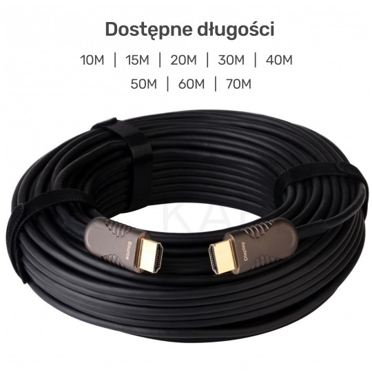 UNITEK Kabel optyczny HDMI 2.0 4K Premium High Speed Ultra HD 4K@60 40m