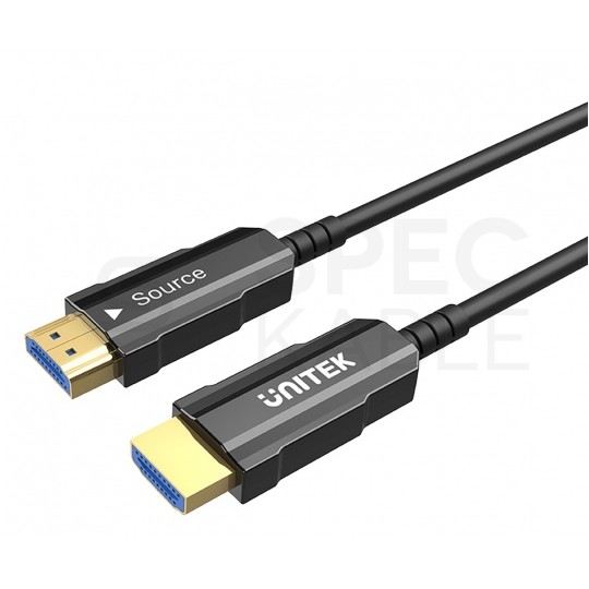 UNITEK Kabel optyczny HDMI 2.0 4K Premium High Speed Ultra HD 4K@60 40m