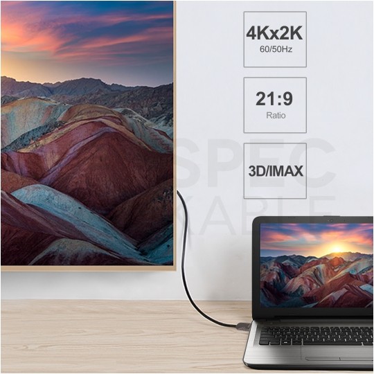 UNITEK Kabel optyczny HDMI 2.0 4K Premium High Speed Ultra HD 4K@60 40m