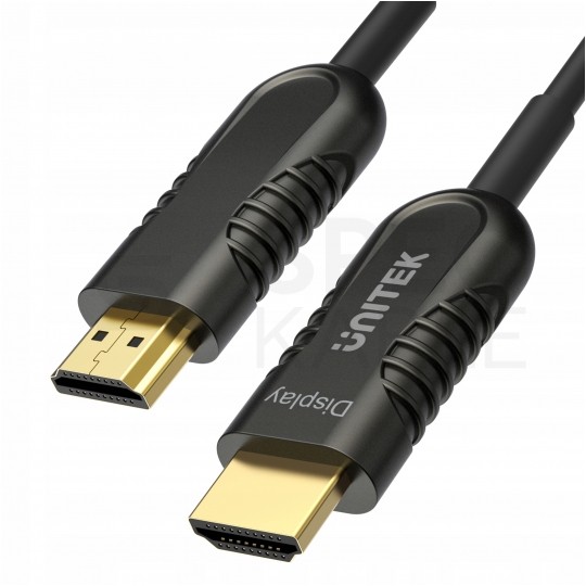 UNITEK Kabel optyczny HDMI 2.0 4K Premium High Speed Ultra HD 4K@60 50m