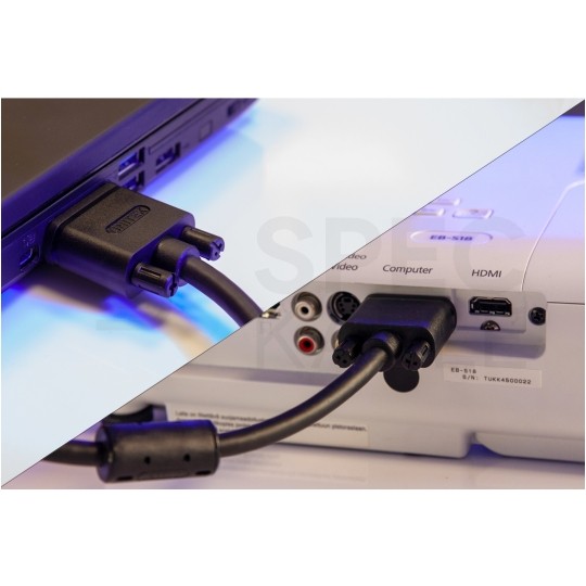 UNITEK Kabel SVGA (D-Sub 15-pin) FHD@60 czarny 3m