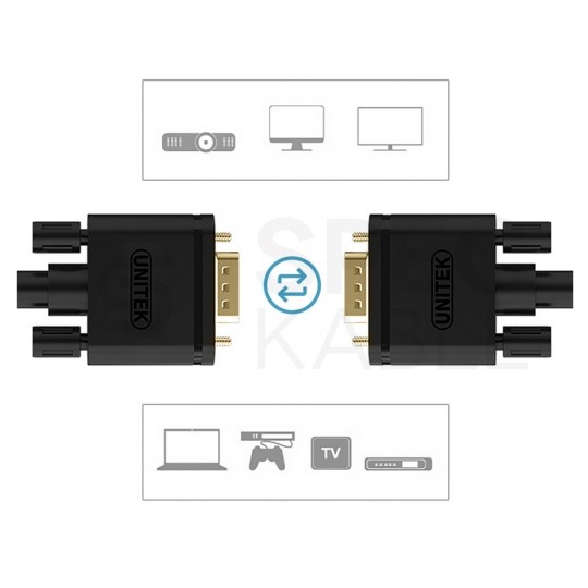 UNITEK Kabel SVGA (D-Sub 15-pin) FHD@60 czarny 3m