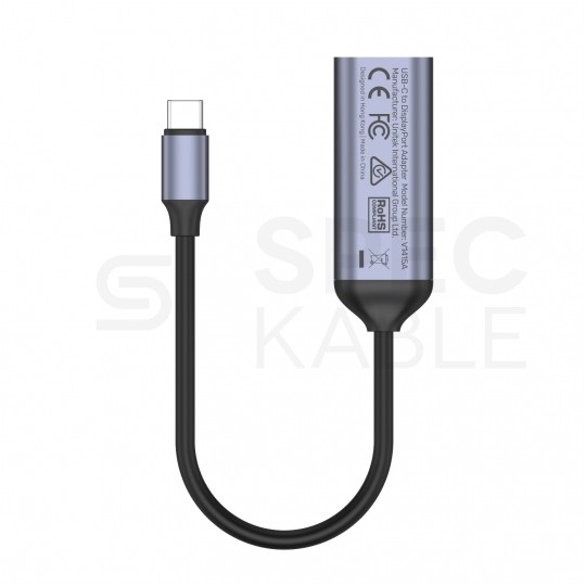 UNITEK Kabel USB typ-C / DisplayPort 1.4 8K@60 (wtyk / gniazdo)