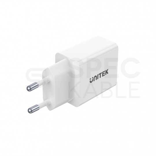 UNITEK Ładowarka sieciowa 2x USB (5V / 2,4A) Quick Charge [12W] biała