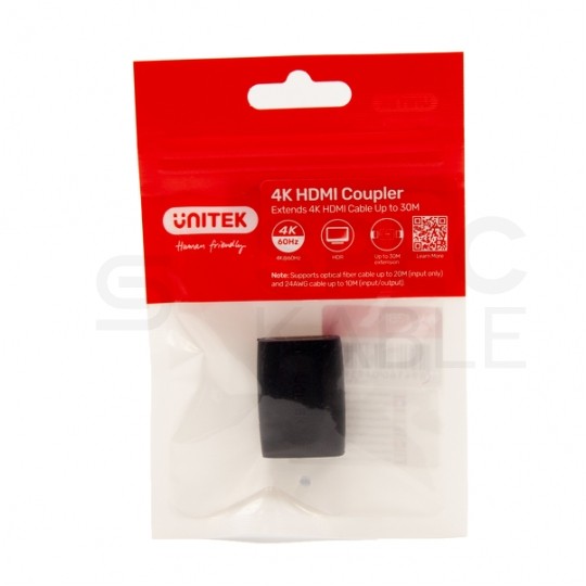 UNITEK Przejście HDMI 4K@60Hz UHD HDR (gniazdo / gniazdo) Adapter typu Łącznik