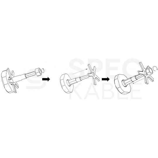 Urządzenie do skrawania puszek podtynkowych + 1 nóż SCROBER