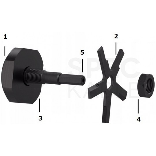 Urządzenie do skrawania puszek podtynkowych + 1 nóż SCROBER