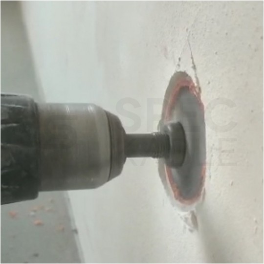 Urządzenie do skrawania puszek podtynkowych + 1 nóż SCROBER