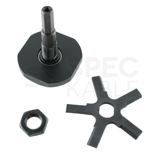 Urządzenie do skrawania puszek podtynkowych + 3 noże SCROBER