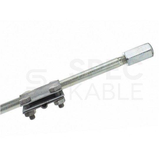 Uziom składany gwintowany ocynkowany ogniowo Kompletny 3m (2x1,5m)