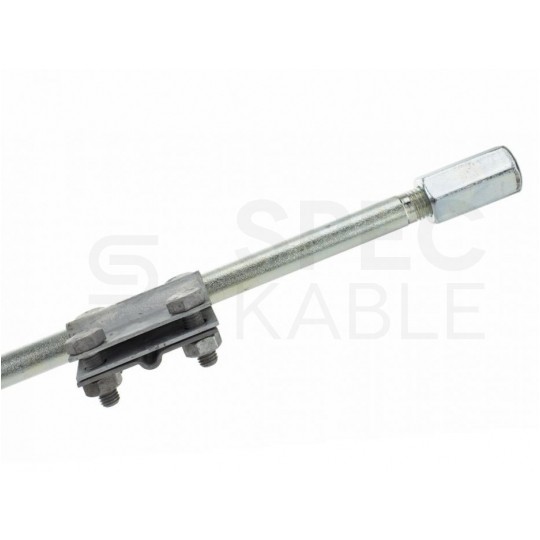 Uziom składany gwintowany ocynkowany ogniowo Kompletny 6m (4x1,5m)