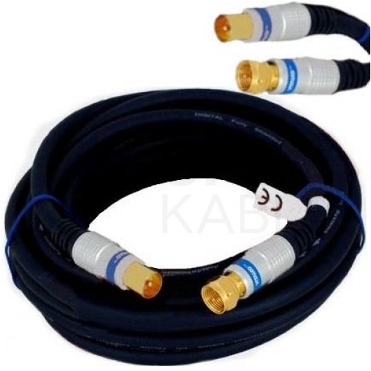 VITALCO AK60 Kabel antenowy SAT TV F (wtyk) / IEC (wtyk) 1,5m