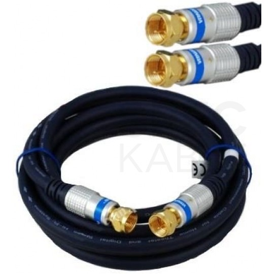 VITALCO FK15 Kabel antenowy SAT TV F (wtyk / wtyk) 2,5m