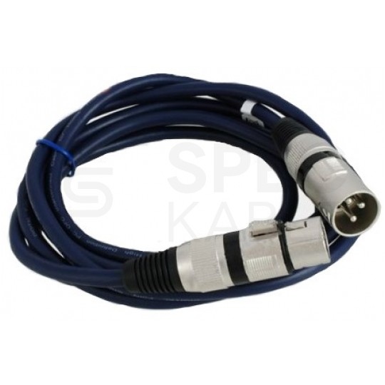 VITALCO MK06 Kabel mikrofonowy przedłużacz XLR (wtyk / gniazdo) 1m