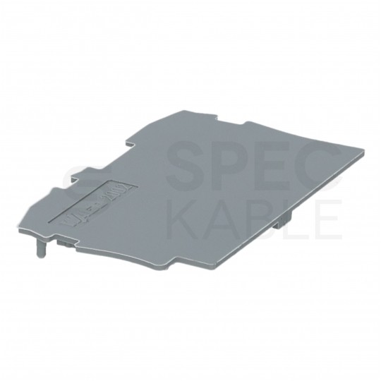 WAGO 2002-1291 Ścianka końcowa / wewnętrzna szara do złączek WAGO TOP JOBS 2,5mm2