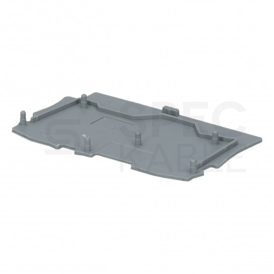 WAGO 2002-1291 Ścianka końcowa / wewnętrzna szara do złączek WAGO TOP JOBS 2,5mm2