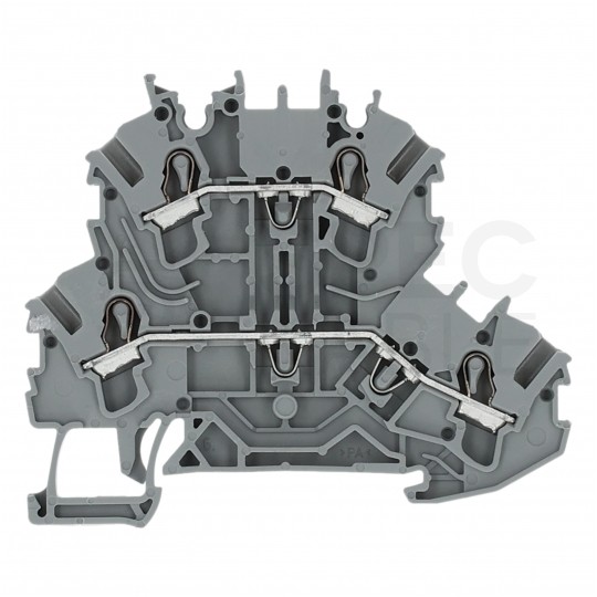 WAGO 2002-2201 Złączka szynowa 2-piętrowa ZUG 2,5mm2 24A szara TOPJOBS