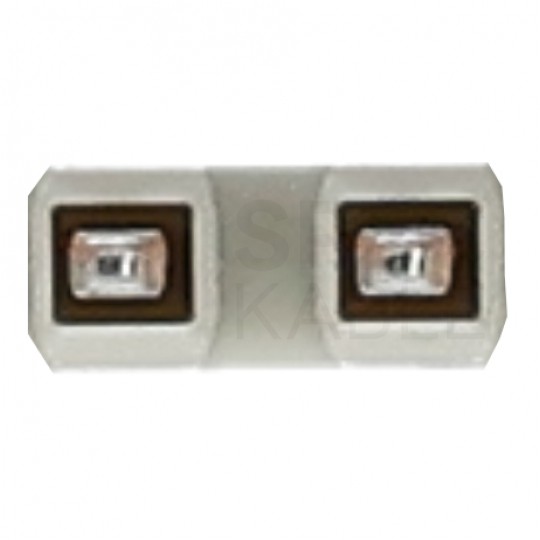 WAGO 2002-402 Mostek grzebieniowy 2-torowy jasnoszary TOPJOBS