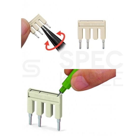 WAGO 2002-407 Mostek grzebieniowy 7-torowy jasnoszary TOPJOBS