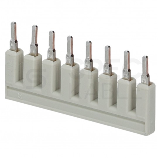 WAGO 2002-408 Mostek grzebieniowy 8-torowy jasnoszary TOPJOBS