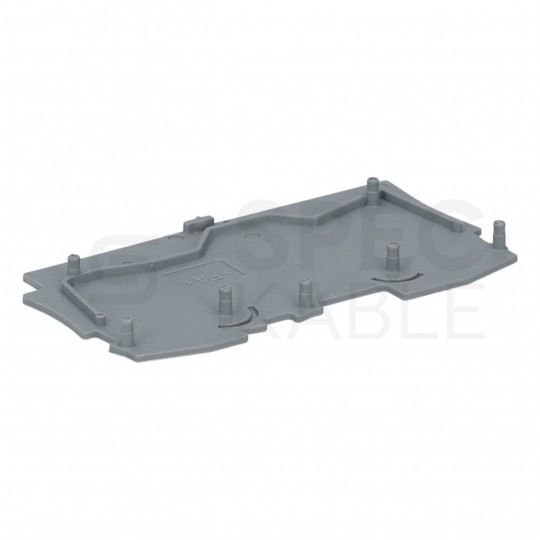 WAGO 2006-1291 Ścianka końcowa / wewnętrzna szara do złączek WAGO TOP JOBS 6mm2