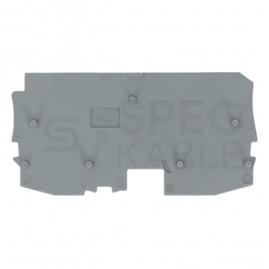 WAGO 2010-1291 Ścianka końcowa / wewnętrzna szara do złączek WAGO TOP JOBS 10mm2