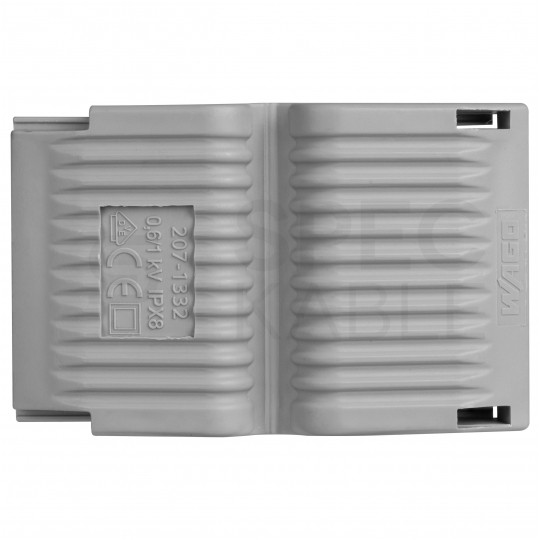 WAGO 207-1332 Mufa kablowa żelowa GELBOX IPX8 na 2 złączki 0,2-4mm2 WAGO 221