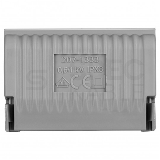 WAGO 207-1333 Mufa kablowa żelowa GELBOX IPX8 na 3 złączki 0,2-4mm2 WAGO 221