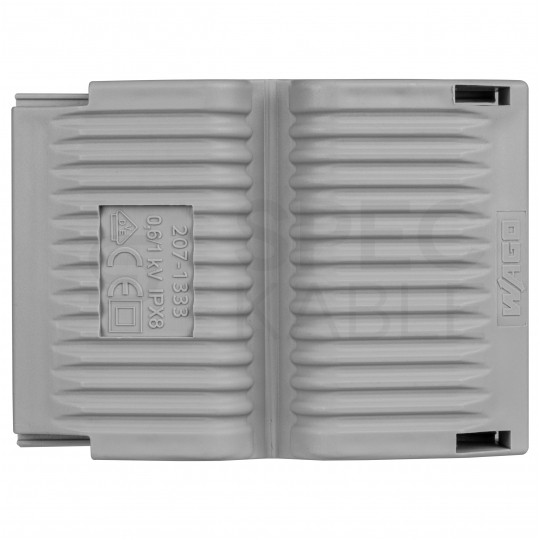 WAGO 207-1333 Mufa kablowa żelowa GELBOX IPX8 na 3 złączki 0,2-4mm2 WAGO 221