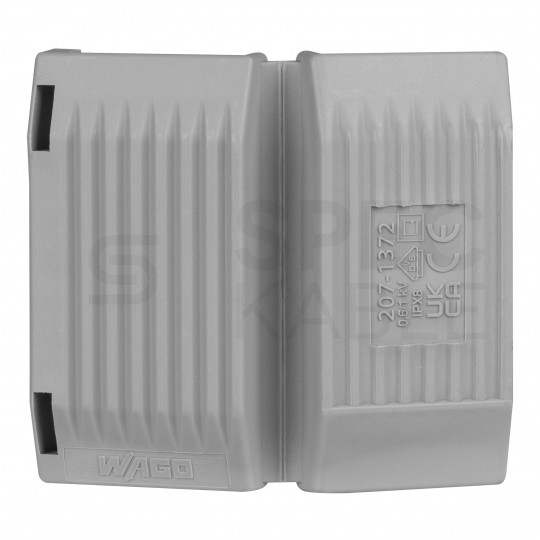 WAGO 207-1372 Mufa kablowa żelowa przelotowa GELBOX IPX8 na 2 złączki 0,2-4mm2 WAGO 221 INLINE