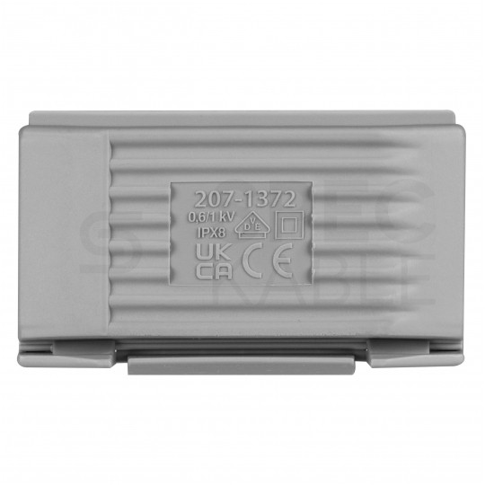 WAGO 207-1372 Mufa kablowa żelowa przelotowa GELBOX IPX8 na 2 złączki 0,2-4mm2 WAGO 221 INLINE