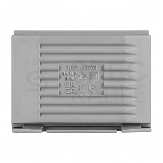 WAGO 207-1373 Mufa kablowa żelowa przelotowa GELBOX IPX8 na 3 złączki 0,2-4mm2 WAGO 221 INLINE