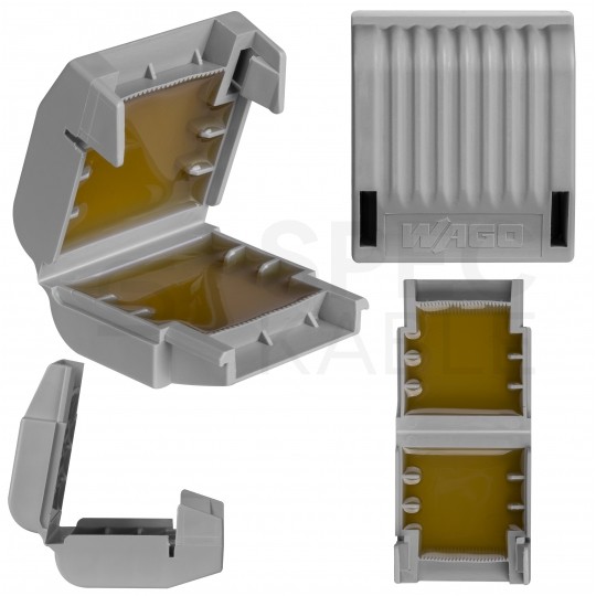 WAGO 207-1431 Mufa kablowa żelowa GELBOX IPX8 na 1 złączkę 0,5-6mm2 WAGO 221