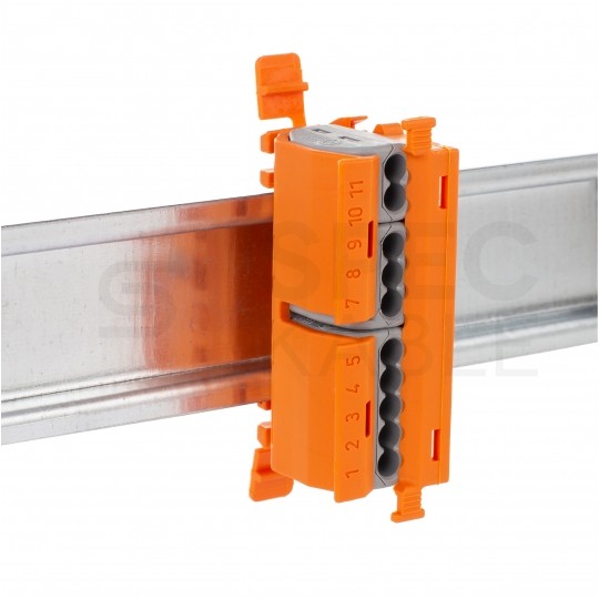 WAGO 222-500 Adapter montażowy na szynę DIN TH35 do złączek uniwersalnych WAGO CLASSIC 222