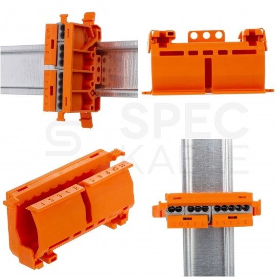 WAGO 222-500 Adapter montażowy na szynę DIN TH35 do złączek uniwersalnych WAGO CLASSIC 222