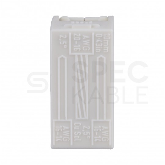 WAGO 224-112 Szybkozłączka przelotowa 3x 1,0-2,5mm2 uniwersalna (na drut / na linkę) 400V/24A ORYGINALNA 100szt.