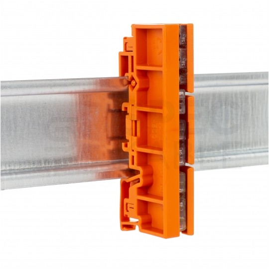 WAGO 2273-500 Adapter montażowy na szynę DIN TH35 do złączek na drut 2,5mm2 WAGO COMPACT 2273