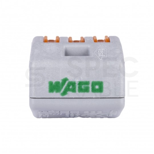WAGO CLASSIC 222-413 Szybkozłączka 3x 0,08-4,0mm2 uniwersalna (na drut / na linkę) 400V/32A ORYGINALNA woreczek 10szt.