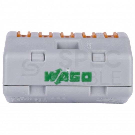 WAGO CLASSIC 222-415 Szybkozłączka 5x 0,08-4,0mm2 uniwersalna (na drut / na linkę) 400V/32A ORYGINALNA woreczek 10szt.