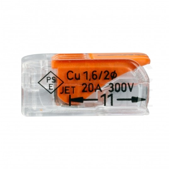 WAGO COMPACT 221-413 Szybkozłączka 3x 0,2-4,0mm2 uniwersalna (na drut / na linkę) 450V/32A ORYGINALNA 50szt.