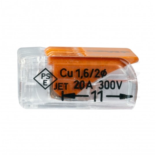 WAGO COMPACT 221-415 Szybkozłączka 5x 0,2-4,0mm2 uniwersalna (na drut / na linkę) 450V/32A ORYGINALNA woreczek 10szt.