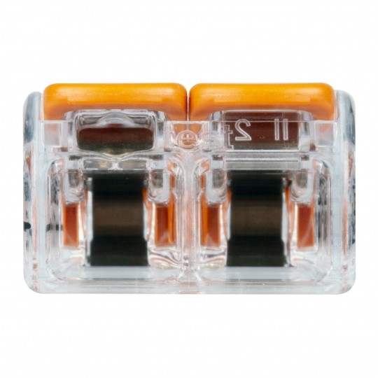 WAGO COMPACT 221-612 Szybkozłączka 2x 0,5-6,0mm2 uniwersalna (na drut / na linkę) 450V/41A ORYGINALNA 50szt.