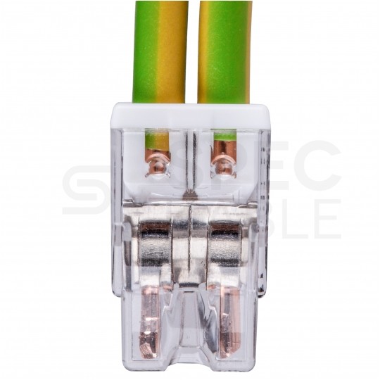 WAGO COMPACT 2273-202 Szybkozłączka 2x 0,5-2,5mm2 na drut 450V/24A ORYGINALNA blister 40szt.