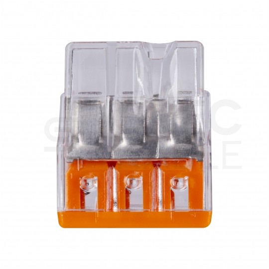 WAGO COMPACT 2273-203 Szybkozłączka 3x 0,5-2,5mm2 na drut 450V/24A ORYGINALNA 100szt.