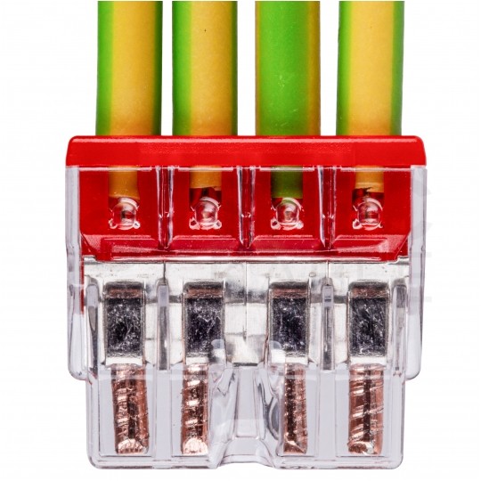 WAGO COMPACT 2273-204 Szybkozłączka 4x 0,5-2,5mm2 na drut 450V/24A ORYGINALNA blister 20szt.