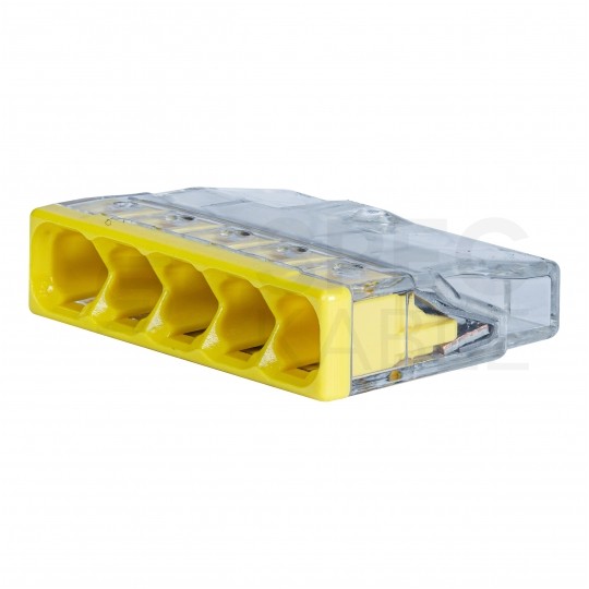 WAGO COMPACT 2273-205 Szybkozłączka 5x 0,5-2,5mm2 na drut 450V/24A ORYGINALNA blister 20szt.