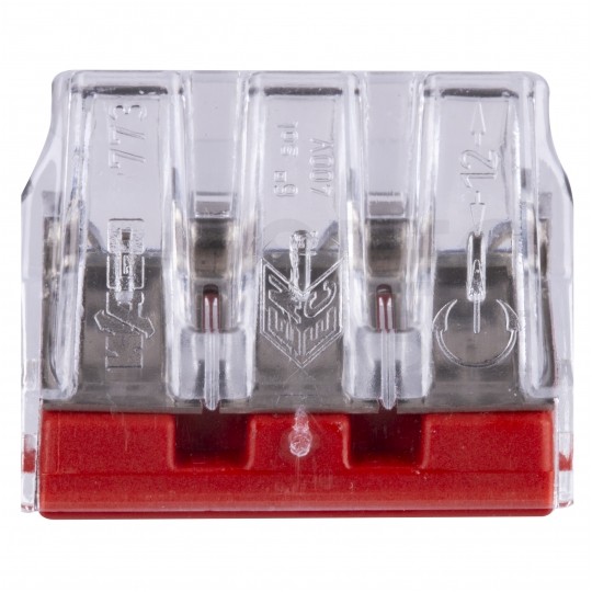 WAGO SPECIAL 773-173 Szybkozłączka 3x 2,5-6,0mm2 uniwersalna (na drut / na linkę) 400V/41A ORYGINALNA 50szt.