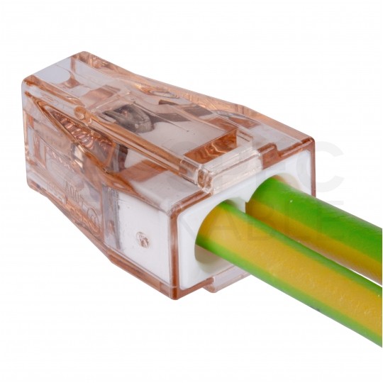 WAGO SPECIAL 773-602 Szybkozłączka 2x 1,5-4,0mm2 na drut 400V/32A ORYGINALNA woreczek 10szt.