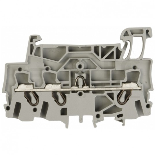 WAGO TOPJOBS 2002-1301 Złączka szynowa 3-przewodowa 2,5mm2 na szynę TH35 szara