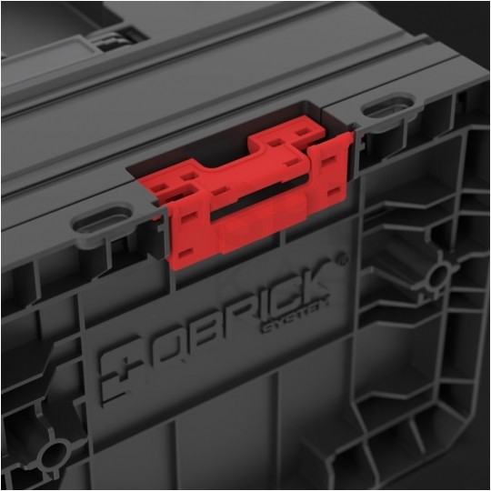 Walizka szafka na narzędzia i akcesoria z 2x przegrodami szufladami 450x310x244 12Ll czarna QBRICK SYSTEM PRO Drawer 1 Toolbox 2.0 Basic